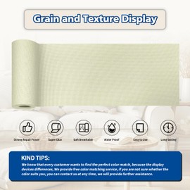 KING MOUNTAIN Fabric Repair Tape Patch Kit, Waterproof 4" x 63" Linen Mending Tape ，Self Adhesive Fabric Repair Patches for Furniture and Linen Goods(Off White)