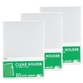 Plus Clear Holder B5 30 Sheets FL-214HO 88518 x 3