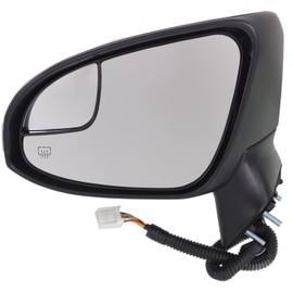 Garage-Pro Mirror Compatible with 2013-2014 Toyota Venza Driver Side, Heated, Power Glass, Blind Spot Glass, In-housing Signal Light