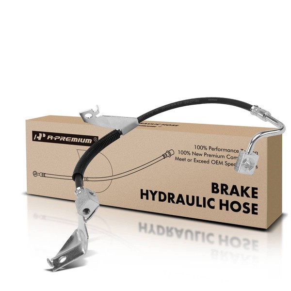 A-Premium Front Driver Brake Hydraulic Hose Compatible with Ford Models