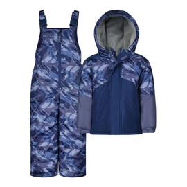 OshKosh B'Gosh Toddler Boys' Ski Jacket and Snowbib Snowsuit Outfit Blue 2T