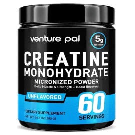 Venture Pal Creatine Monohydrate 60 Servings Micronized Powder 10.6oz Unflavored