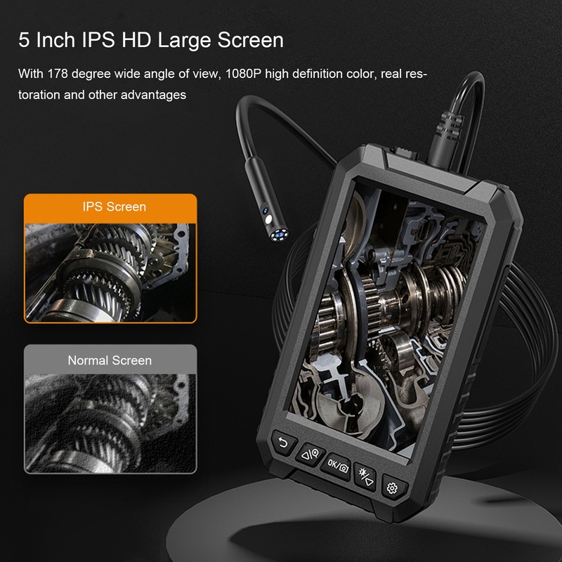 Industrial Endoscope 8mm Lens 1m Hard Line 1080P HD 5
