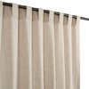 HOMIDATE Linen Curtain Panels, 84" Flax Linen Curtains for Living