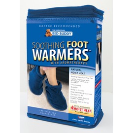 Carex Health Brands Bed Buddy Warming Footies, Blue, Clove, cinnamon and eucalyptus