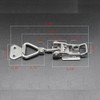 NNNJunhua Thickened Stainless Steel Toggle Latch Clamp Horizontal or 90