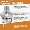 ZDRU 120-150 PSI Air Pressure Switch, 1/4"-18 NPT Male Thread
