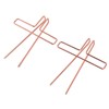 10pcs Book Page Clip Electroplated Stainless Steel Piano Sheet Book