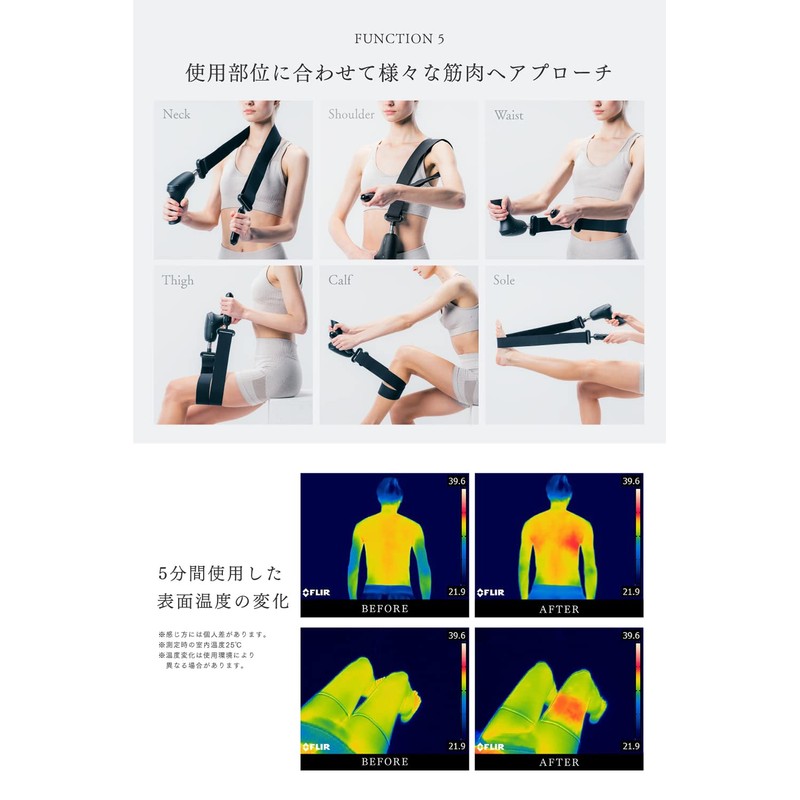 MYTREX マイトレックス REBIVE ZEN専用ベルト RELEASEBELT 筋膜リリースガン ハンディガン 筋肉ほぐし 振動 肩