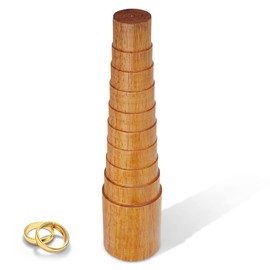 Wooden Bracelet Mandrel, Wood Step Bracelet Mandrel Sizer Wooden Step Bracelet Sizer Bracelets Size Measuring Stick Jewellery Deformation Repair Tool for Repairs Size Adjustment