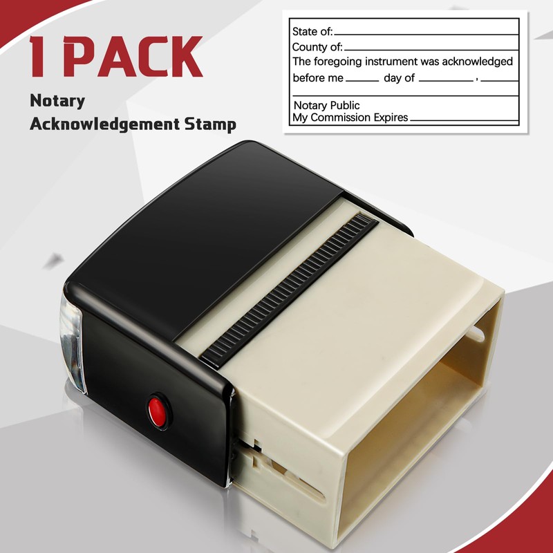 Sinload Notary Acknowledgement Stamp Self Inking Notary Stamp Notary Public