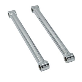 Chrome Motorcycle Rear Drop Rigid Struts Cold Rolled Steel 4 inch Lowering Link Kit Fits for Harley Davidson Sportster 883 1200 + Dyna Motorcycle 10 inch Length Rigid Hardtail Struts