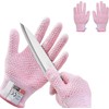 Ttdesefu Cut Resistant Gloves Level 5 Protection, Food Grade Kitchen