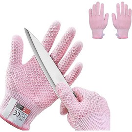 Ttdesefu Cut Resistant Gloves Level 5 Protection, Food Grade Kitchen Cutting Gloves for Chef, Mandolin, Butcher Meat, Oyster Shucking, Safe Hand Protection for Cooking and Work