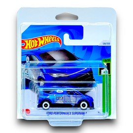 Hot Wheels Ford Performance Supervan 4 (Blue, White & Black) 9/10 HW Green Speed - 2024-128/250 (Short Card) - includes a KLAS Car Keeper Protector Case - HTD33