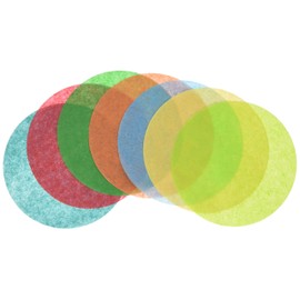 Roylco Pre-Cut Tissue Paper Circles, 4 Inch, Assorted Colors, Pack of 480