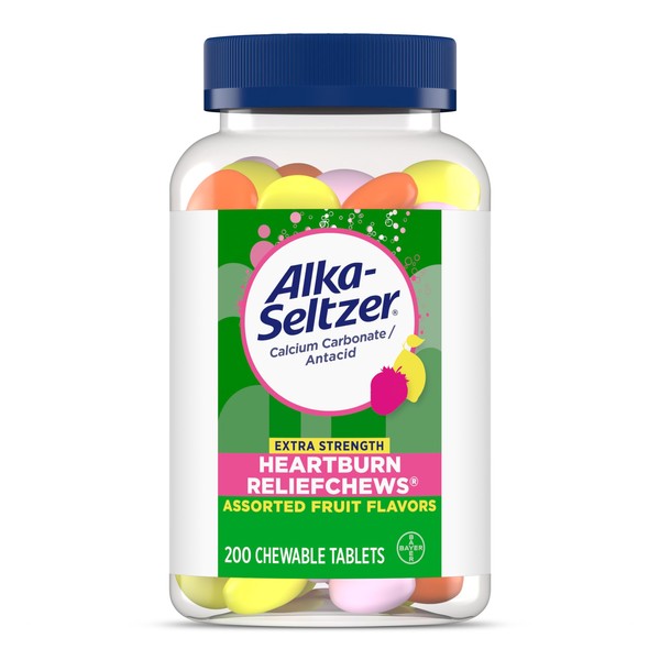 Alka-Seltzer Alka-Seltzer Extra Strength Heartburn Relief Chews, Assorted Fruit Antacid