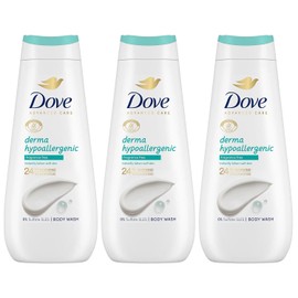 Dove Advanced Care Sulphate Free Body Wash for Women Made with Skin-Natural Nourishers and Micromoisture Provides 24 Hours Renewing Lotion-Soft Softer Skin, 400ml Pack of 3