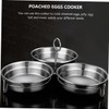 Ciieeo Egg Poacher Pan Stainless Steel Nonstick Poached Egg Maker