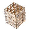 European Style Crystal Storage Box Crystal Jewelry Trinket Box Square