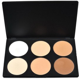 FantasyDay Professional 6 Colours Face Powder Concealer Cover Cream Camouflage Palette Cover Makeup #1 – Ideal for Both Professional and Personal Use