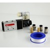 RIH Pneumatics Solenoid Valve 4V210-08 12V/24V/110V Single Coil Pilot-Operated Electric