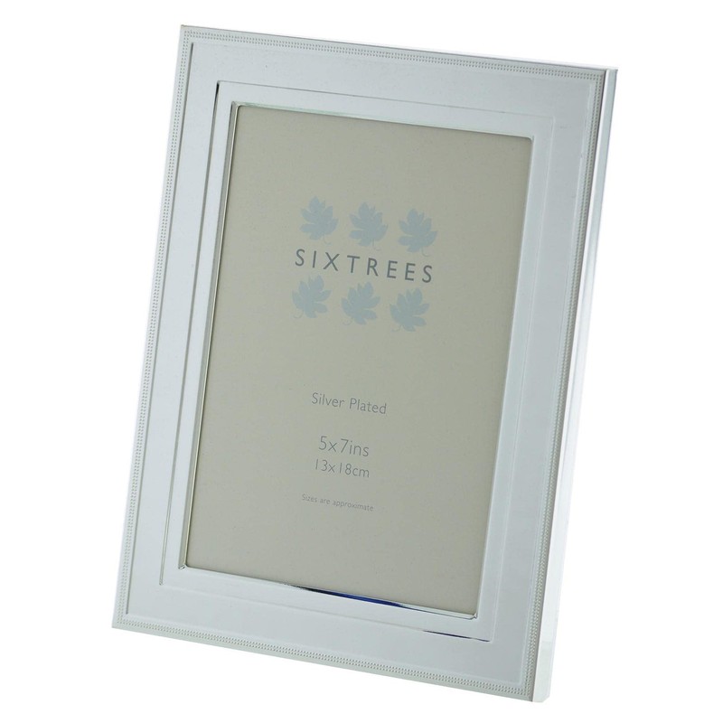 Sixtrees Drago - Silver Plated Photo Frame 5 x 7