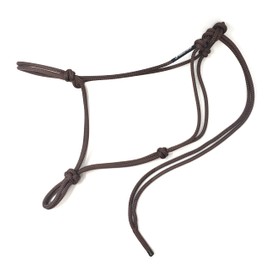 Knotty Girlz 2 Knot Rope Horse Halter (Brown, Large)
