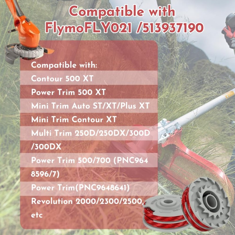 zCloud Flymo strimmer spool,flymo strimmer wire Replace of FLY021,strimmer spool