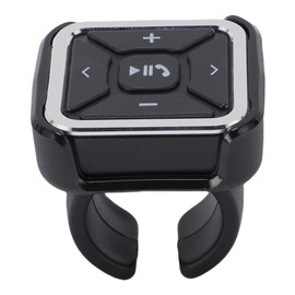 Bluetooth Media Button, Steering Wheel Remote Control for Selfie Music Headphones Control Button, Remote Selfie Control Car Bike Motorbike Boat Powersports