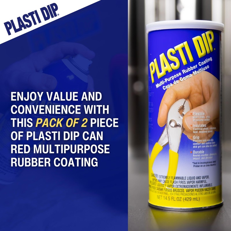 Plasti Dip Red Liquid Rubber Dip Can 14.5 Oz for