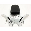 SMT-Flame Backrest Sissy Bar Leather Pad Compatible With Honda Shadow