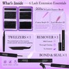 DIY Lash Extension Kit 560Pcs 180D+280D Thick Lash Clusters D