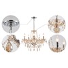Saint Mossi 5 Light Modern K9 Crystal Chandelier for Dining