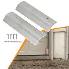 Motoparty Garage Door Seal Ultimate Animal Defense Aluminum Rodent Barrier Stops Mice Rats Snakes Permanent Install with No Chewing Damage