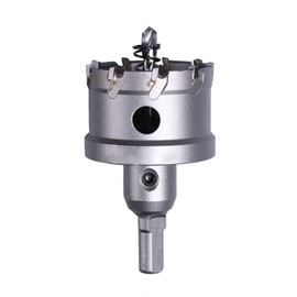 50mm Hole Saw LAIWEI Carbide Hole Cutter Stainless Steel Metal Drill Bit Tungsten Carbide Tipped Hole Saw Drill Bit (1-15/16(50mm))