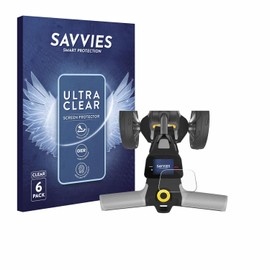 Savvies 6 Pack Screen Protector compatible with PowaKaddy CT6 GPS Protection Film Clear