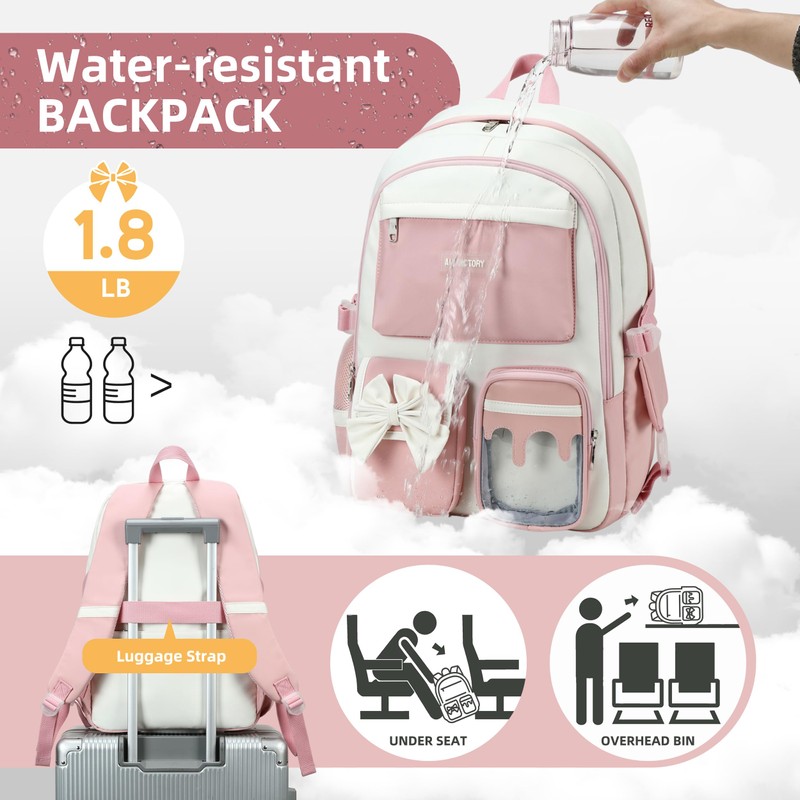 Laptop Backpack 16 Inch Kids Elementary Middle High School Bag