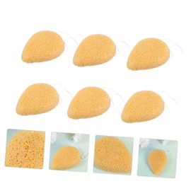 Healvian 18pcs Yellow Facial Cleansing Sponge Gentle Exfoliating Face Puff for Daily Skin Care Suitable for All Skin Types Makeup Removal and Cleansing Tools