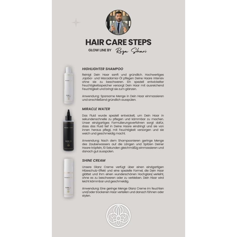 Reza Shari Highlight Shampoo with Jojoba and Macadamia Oil 200