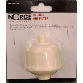 Norge 3pk Disposable Air Tool Inline Filters Paint Sprayer Autobody Compressor Line