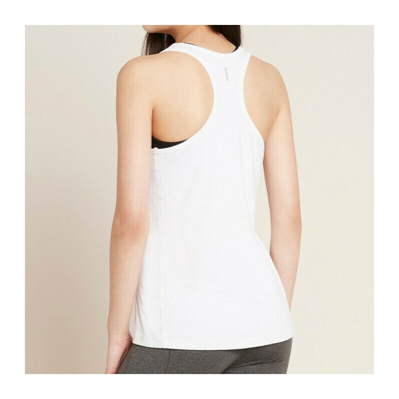 Boody Racerback Active Tank, White / XS