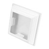 QWORK Vinyl Fence Post Cap, 4 Pack 4" x 4"