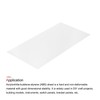 MECCANIXITY ABS Plastic Sheet 24 Inch x 12 Inch x