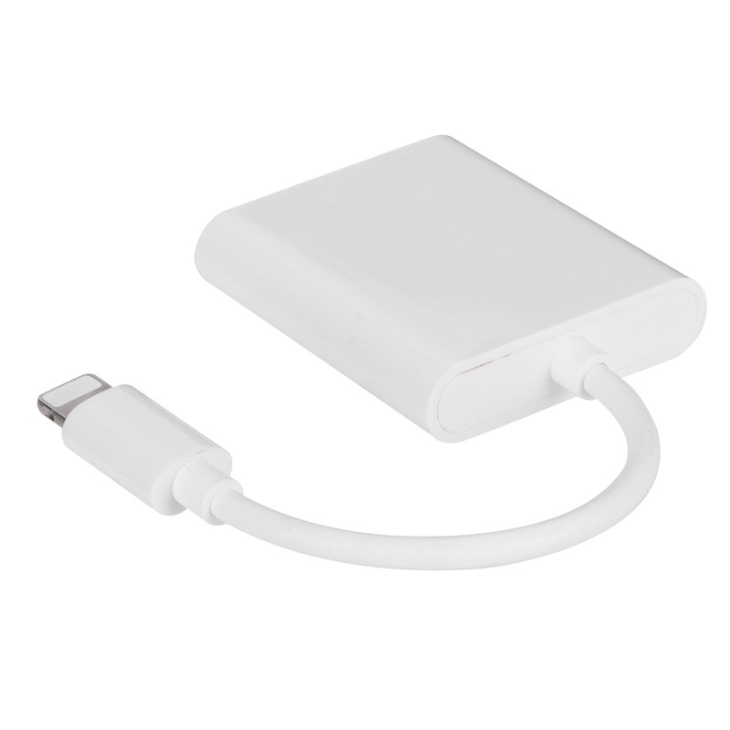 For IOS to Storage/Memory Card Reader 2 in 1 Dual