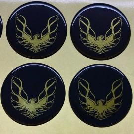 GM Restoration GOLD FIREBIRD TRANS AM SPECIAL EDITION  Wheel Center Cap Emblems decals stickers
