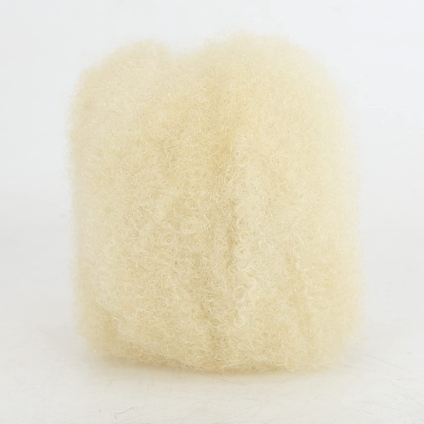 Towarm Afro Kinky Human Hair Blonde #613 30g Tight Crazy Afro Hair Great for Making or Repairing Permanent Dreadlocks, Twists, Braids (Colour #613 8")