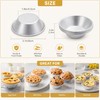 Nonstick Egg Tart Molds 6 Pack Carbon Steel Mini Pie