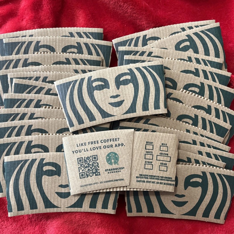 Starbucks New Starbucks HOT CUP SLEEVES | Set of 25