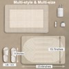 SANQIU Diatomaceous Earth Bath Mat/Rug - Stain Resistant; Quick-Dry; Non-Slip;
